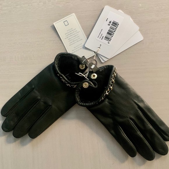 Ted Baker London Accessories - Ted Baker Leather Racing Smart Gloves Chain NWT